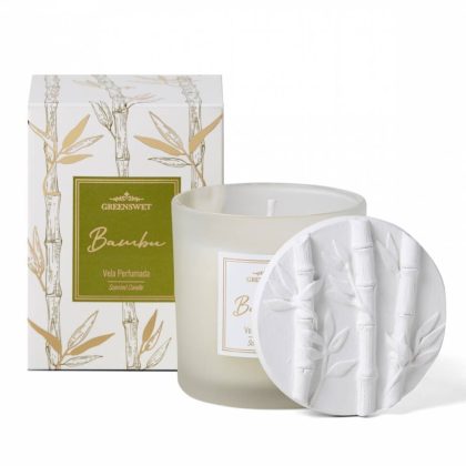 GREENSWET Bamboo Scented Candle