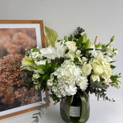 Casa Blanca Luxury Glass Arrangement