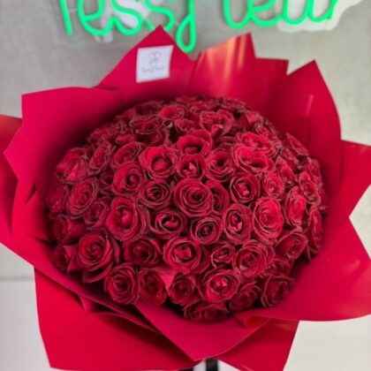 Buquê Passione Premium 100 Rosas