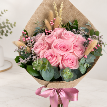 Buquê de Rosas Cor de Rosas