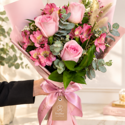 Bouquet 03 Pink Roses