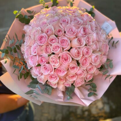 Ramo de Lujo 100 Rosas Rosadas
