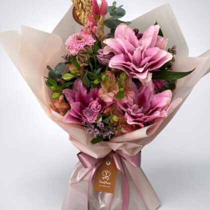 Buquê de Lírios Rosa M