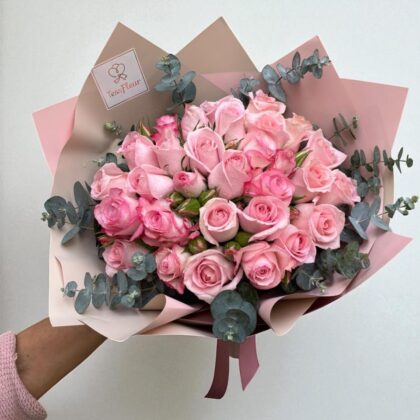 Bouquet of 30 Pink Roses