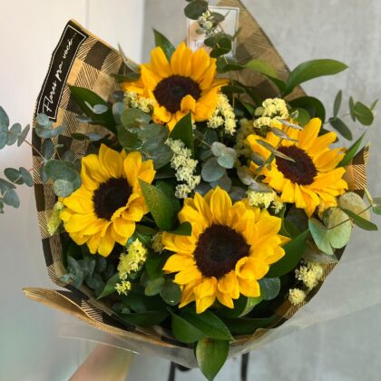 Ramo de 4 Girasoles